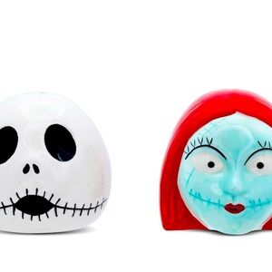 Brand new Nightmare before Christmas Jack and Sally salt and pepper shaker